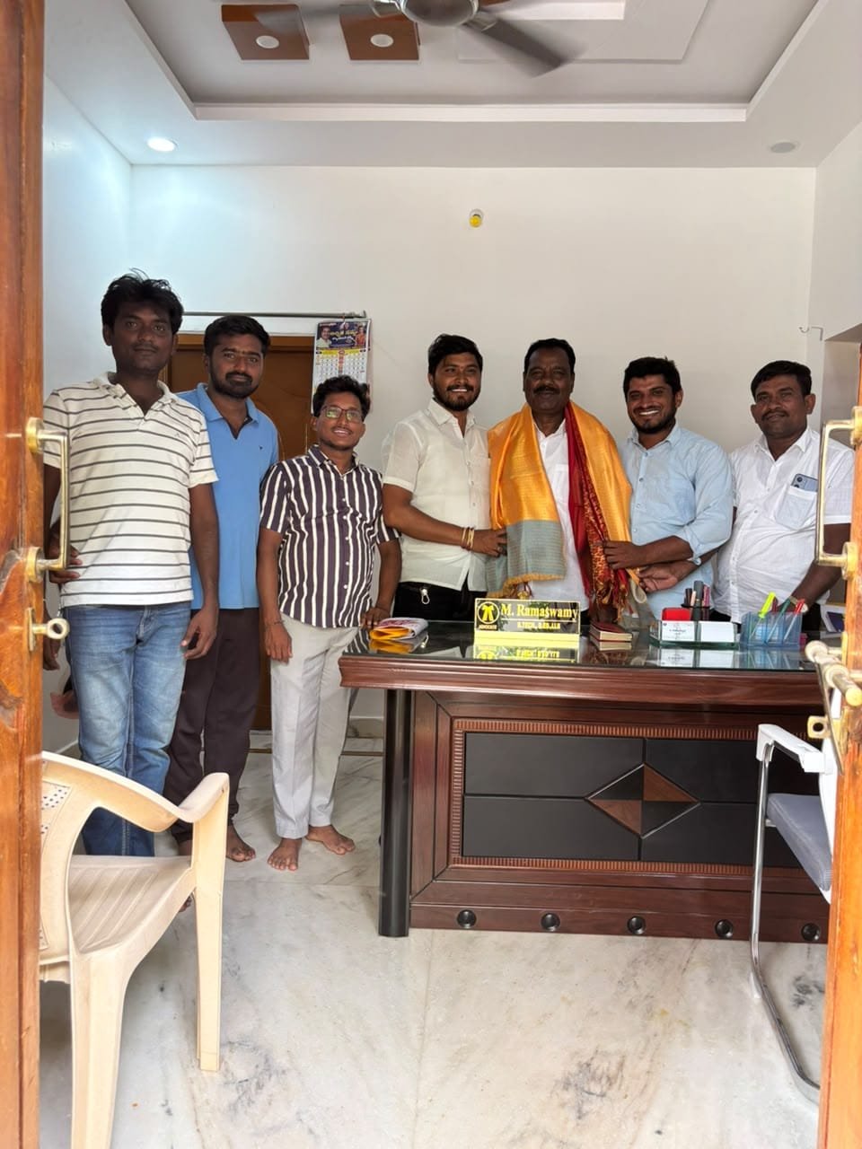 నల్లగొండ జిల్లా కాంగ్రెస్ పార్టీ సెక్రటరీగా మద్దిమడుగు రామస్వామి నియామకం - ఘనంగా సన్మానం
